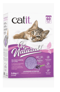 Areia para Gatos Auto Aglomerante Catit Go Natural Casca de Ervilha | Lavanda 5,6 kg