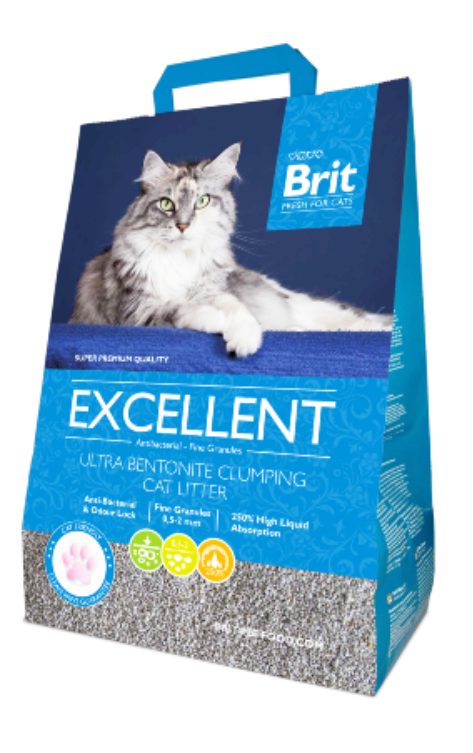 Areia para Gatos Brit Fresh for Cats Excellent Ultra Bentonite 10kg