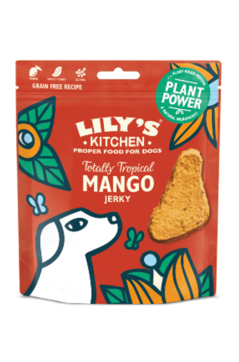 Biscoitos para cão Lily's Kitchen Dog Adult Mango Jerkys 70 g