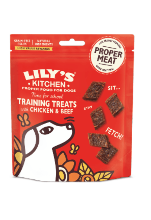 Biscoitos para cão Lilys Kitchen Dog Adult Training Treat Chicken & Beef 70 g