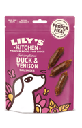 Biscoitos para cão Lilys Kitchen Dog Treats Duck and Venison Sausages 70 g