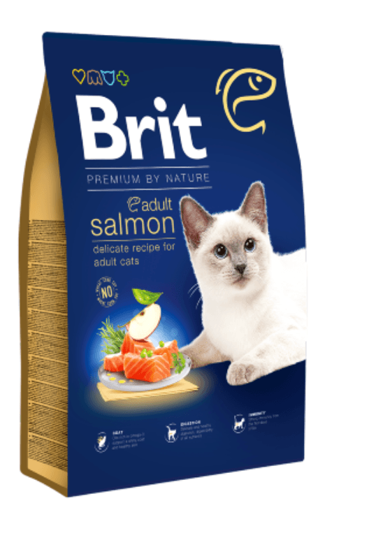 Brit Premium by Nature Cat Adult Salmon 1,5 kg