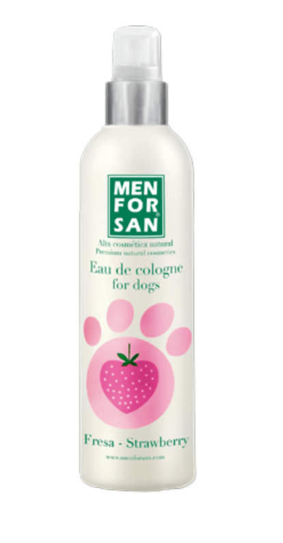 Menforsan Água de Colónia para cão Talco | Fresh | Morango