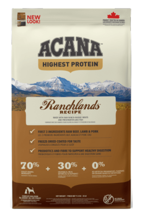 Acana Highest Protein Dog Ranchlands