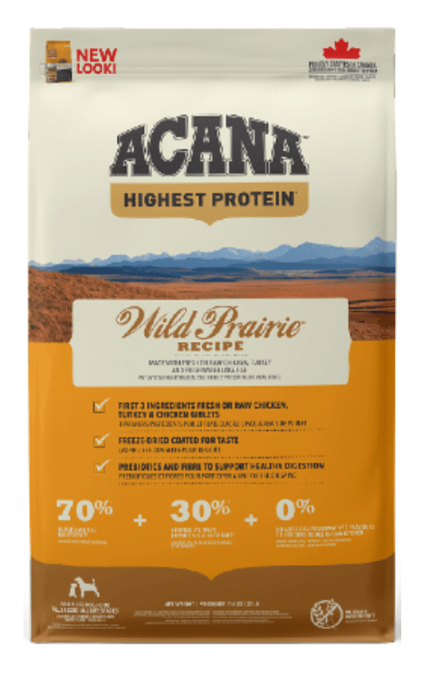 Acana Highest Protein Dog Wild Prairie
