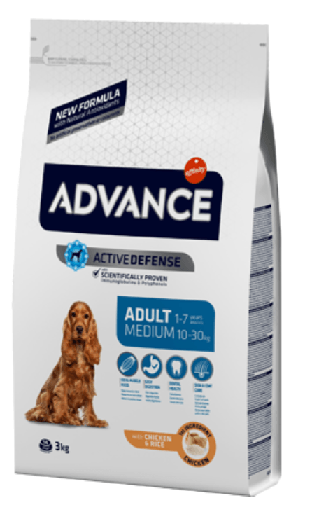 Ração Advance Dog Medium Adulto Frango e Arroz