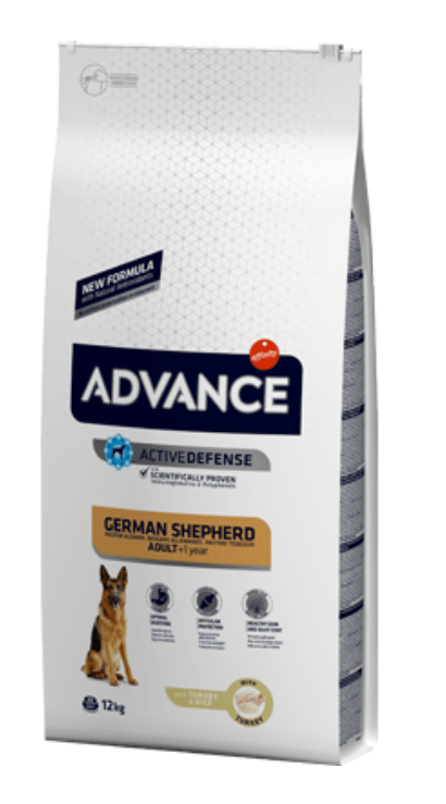 Ração para Cão Advance Dog Pastor Alemão Peru e Arroz