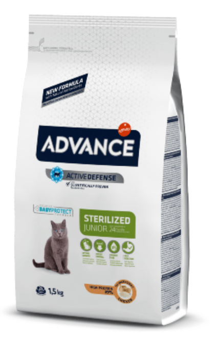 Advance Cat Junior Esterilizado Frango e Arroz
