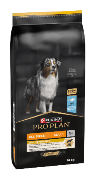 Pro Plan Dog All Size Adult Light Sterilised White Fish