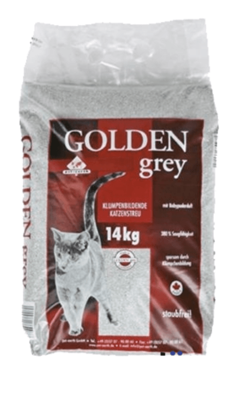 Golden Grey Areia para Gatos Auto Aglomerante