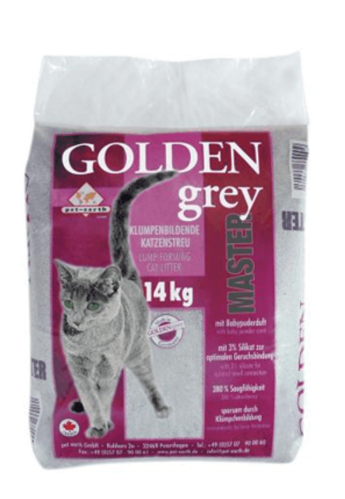 Golden Grey Master Areia para Gatos Auto Aglomerante