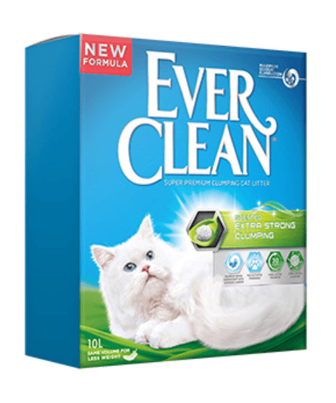 Ever Clean Extra Strong Scented Areia para Gatos Auto Aglomerante