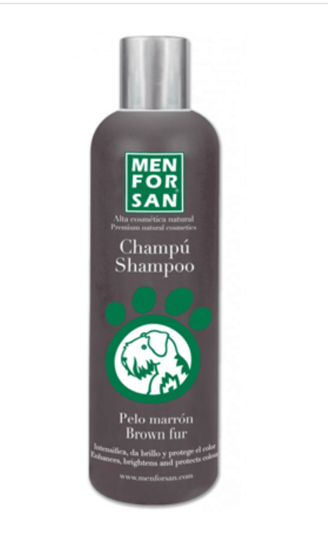 Menforsan Champô Intensificador para Pêlos Castanhos para cão