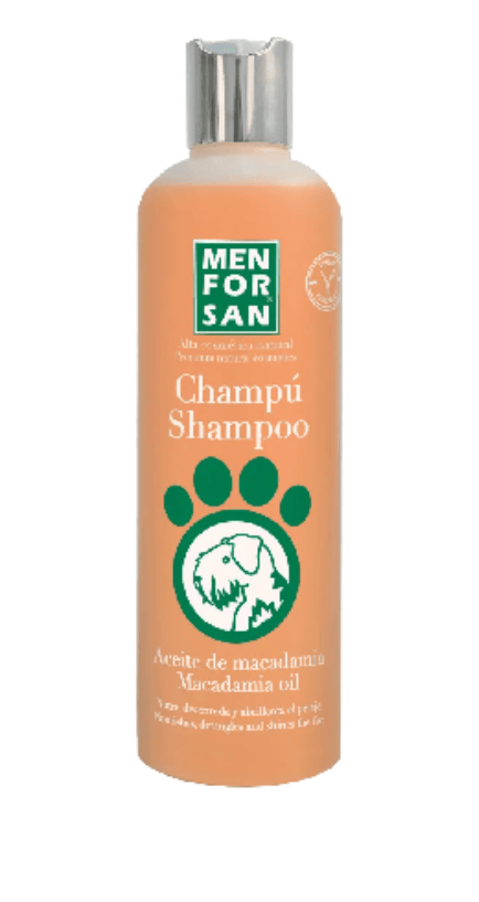 Menforsan Champô Protetor com Óleo de Noz de Macadâmia para Cão