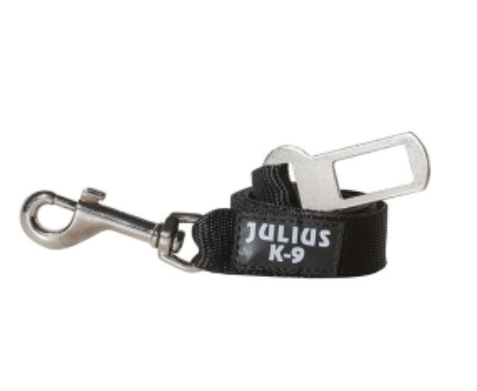 Julius-K9 Adaptador Cinto Segurança Preto para cão