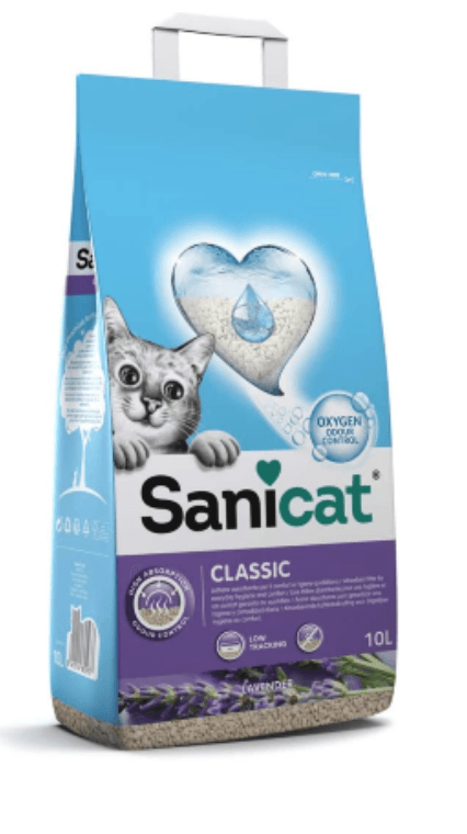 Areia para Gato Sanicat Classic Lavanda