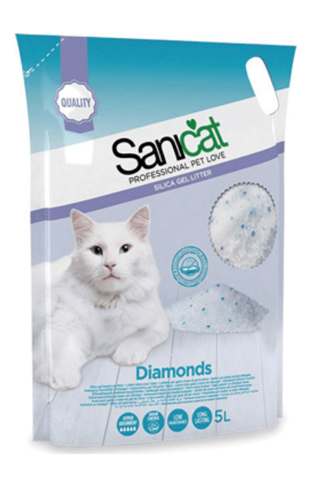 Areia para Gato Sanicat Diamonds