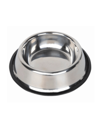 Eurosiam Comedouro Anti Derrapante Aço Inoxidável 1,8L