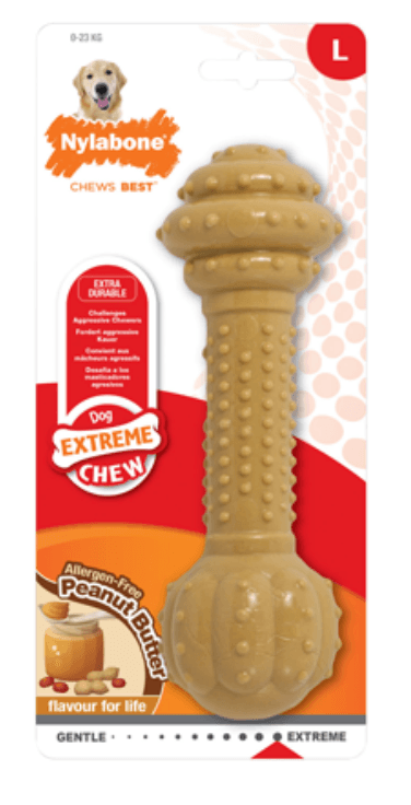 Brinquedo para cão Nylabone Dog Extreme Chew Barbell