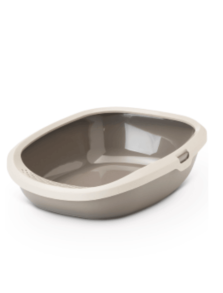 Caixa de areia para Gatos Savic WC Gato Gizmo Happy Planet Cinza