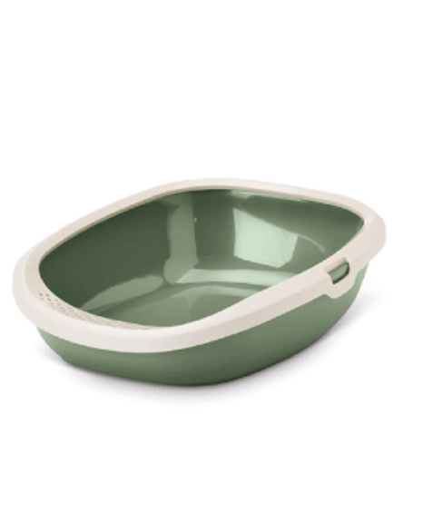 Caixa de areia para Gatos Savic WC Gato Gizmo Happy Planet Verde
