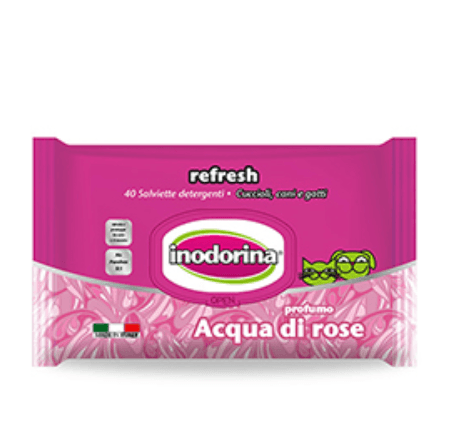Inodorina Toalhetes Refresh Aqua di Rosa 40 Toalhetes