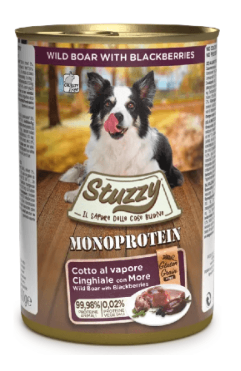 Stuzzy Monoprotein Grain & Gluten Free Dog Wild BoarWet Lata