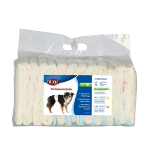 Trixie Diapers for Male Dogs para cão