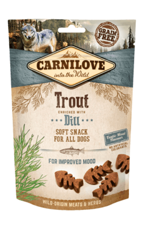 Carnilove Dog Soft Snack Trout & Dill 200 g