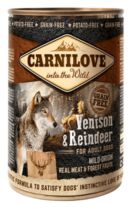Carnilove Grain-Free Venison & Reindeer Adult Dog Wet (lata) 400 g