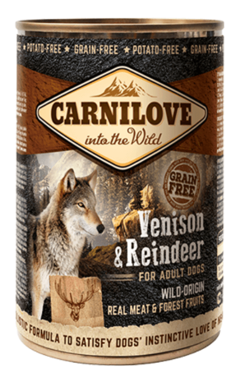 Carnilove Grain-Free Venison & Reindeer Adult Dog Wet (Lata) 400g