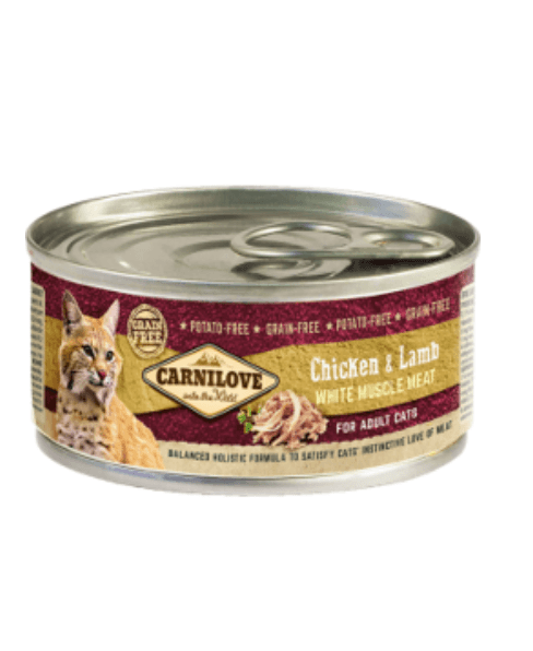 Carnilove Grain-Free Chicken & Lamb for Adult Cats Wet (Lata) 100 g