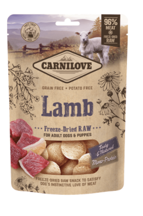 Snack Carnilove Freeze-dried Raw Snacks Lamb 60 g