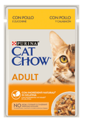 Cat Chow Adult Chicken & Courgette Wet (Saqueta) 26 x 85g