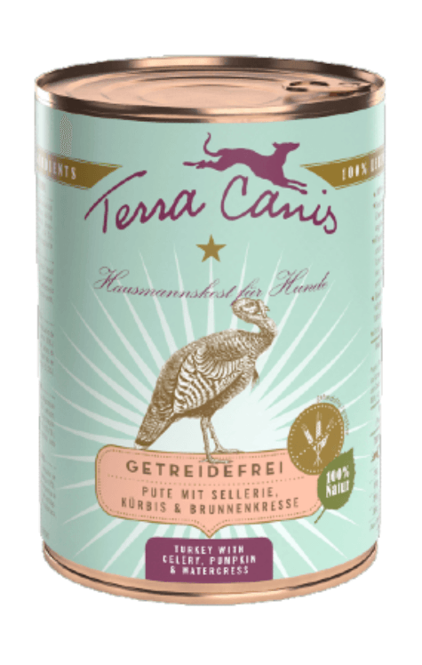 Terra Canis Grain Free Peru com Aipo, Abóbora e Agrião Wet (Lata) 400 g