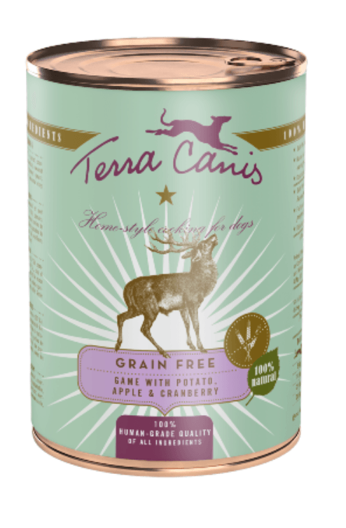 Terra Canis Grain Free Veado com Batata, Maçã e Arando Wet (Lata) 400 g