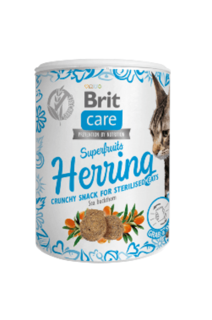 Brit Care Cat Snack Superfruits Herring 100 g