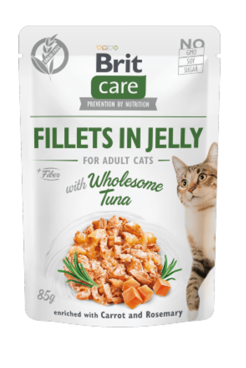 Brit Care Cat Wholesome Tuna in Jelly Wet (Saqueta) 12 x 85 g