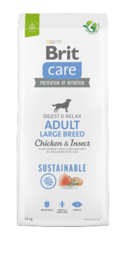 Brit Care Dog Sustainable Adult Large Breed Chicken & Insect 12 kg
