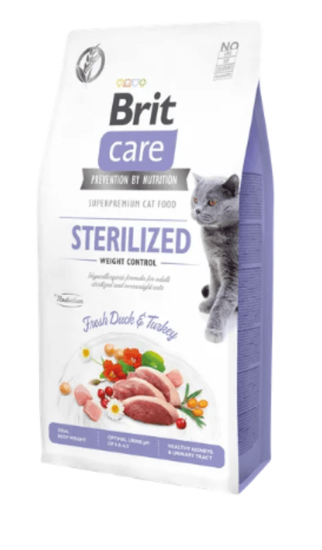 Brit Care Cat Grain Free Sterilized Weight Control Duck & Turkey