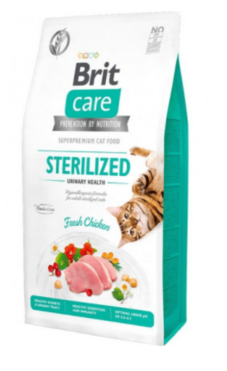 Brit Care Cat Grain Free Sterilized Urinary Health Chicken & Peas
