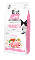 Brit Care Cat Grain Free Sterilized Sensitive Rabbit & Peas