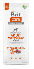 Brit Care Dog Adult Medium Breed Hypoallergenic Lamb 3 kg