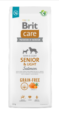 Brit Care Dog Grain-free Senior & Light Salmon 12Kg