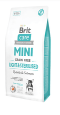 Brit Care Dog Mini Light & Sterilized Grain-free Rabbit & Salmon 400 g