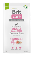 Brit Care Dog Sustainable Adult Small Breed Chicken & Insect 1 kg