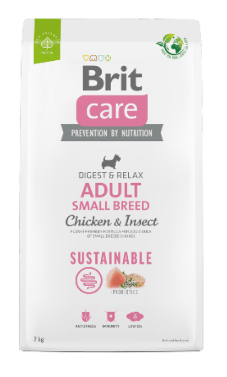 Brit Care Dog Sustainable Adult Small Breed Chicken & Insect 1 kg