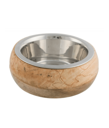 Trixie Comedouro em Inox com Suporte em Madeira 1,40 Lt