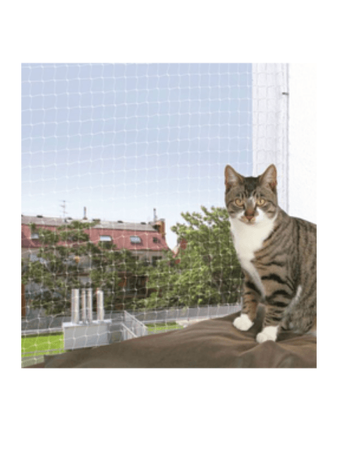 Rede de Protecção para Gatos Transparente Trixie 6 m x 3 m