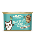 Lilys Kitchen Cat Kitten Tasty Cuts Chicken & Ocean Fish in Gravy Wet  24 x 85 g